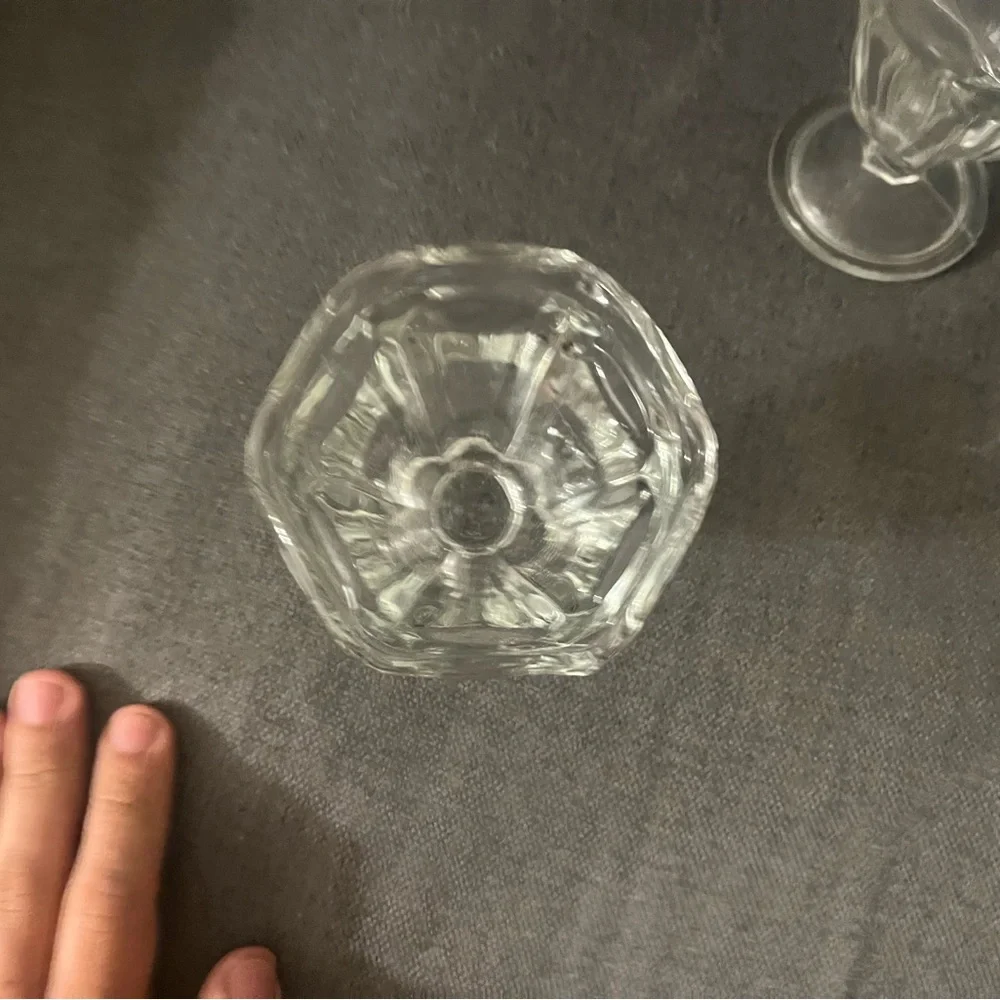 Anchor hocking Elegant tulip shaped Glass Dessert Cups (set of 4) cottagecore
